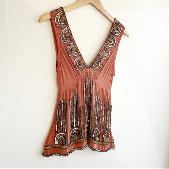 Tracy Reese Beaded Silk Tank Blouse NWT - Picture 2 of 14